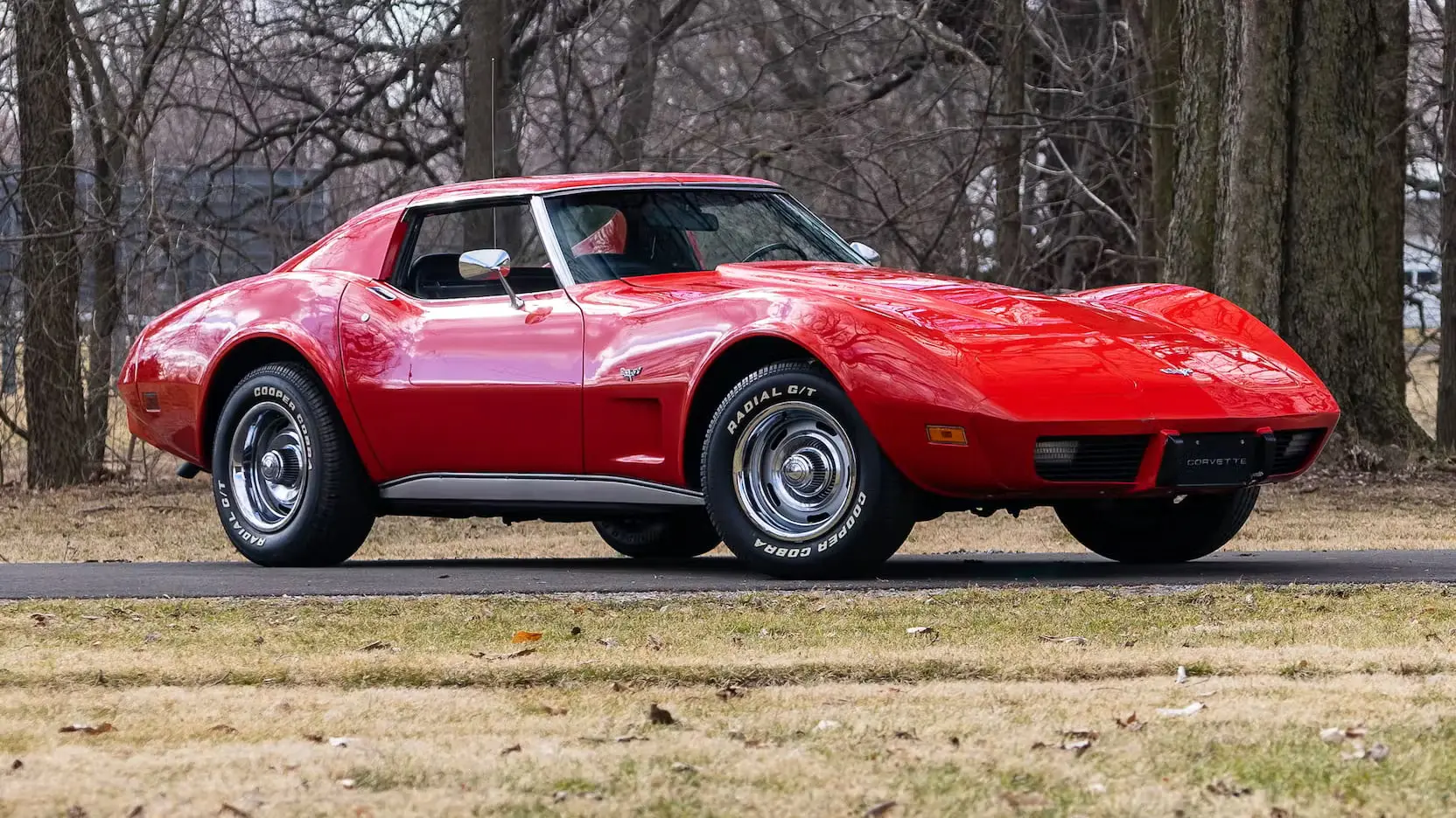 Click to Enlarge-Esc to Close Corvette Generations/C3/C3 1975 Red Coupe.webp